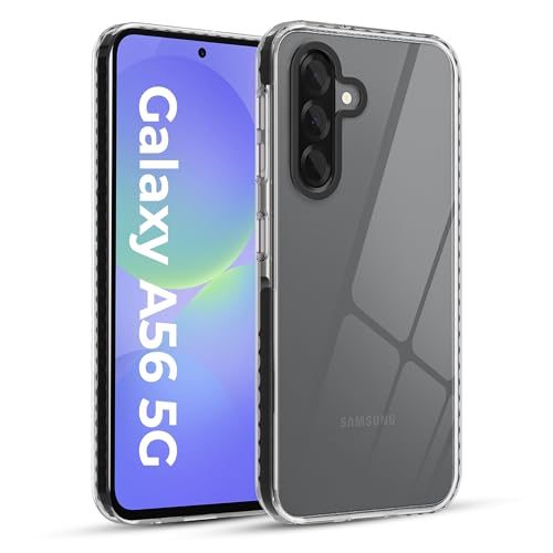 Image of A rtistque Ultra Stylish Back Cover Case for Samsung Galaxy A56 5G | Premium Shockproof TPU | Protective Design | Samsung Galaxy A56 5G Bumper Back Cover - Black