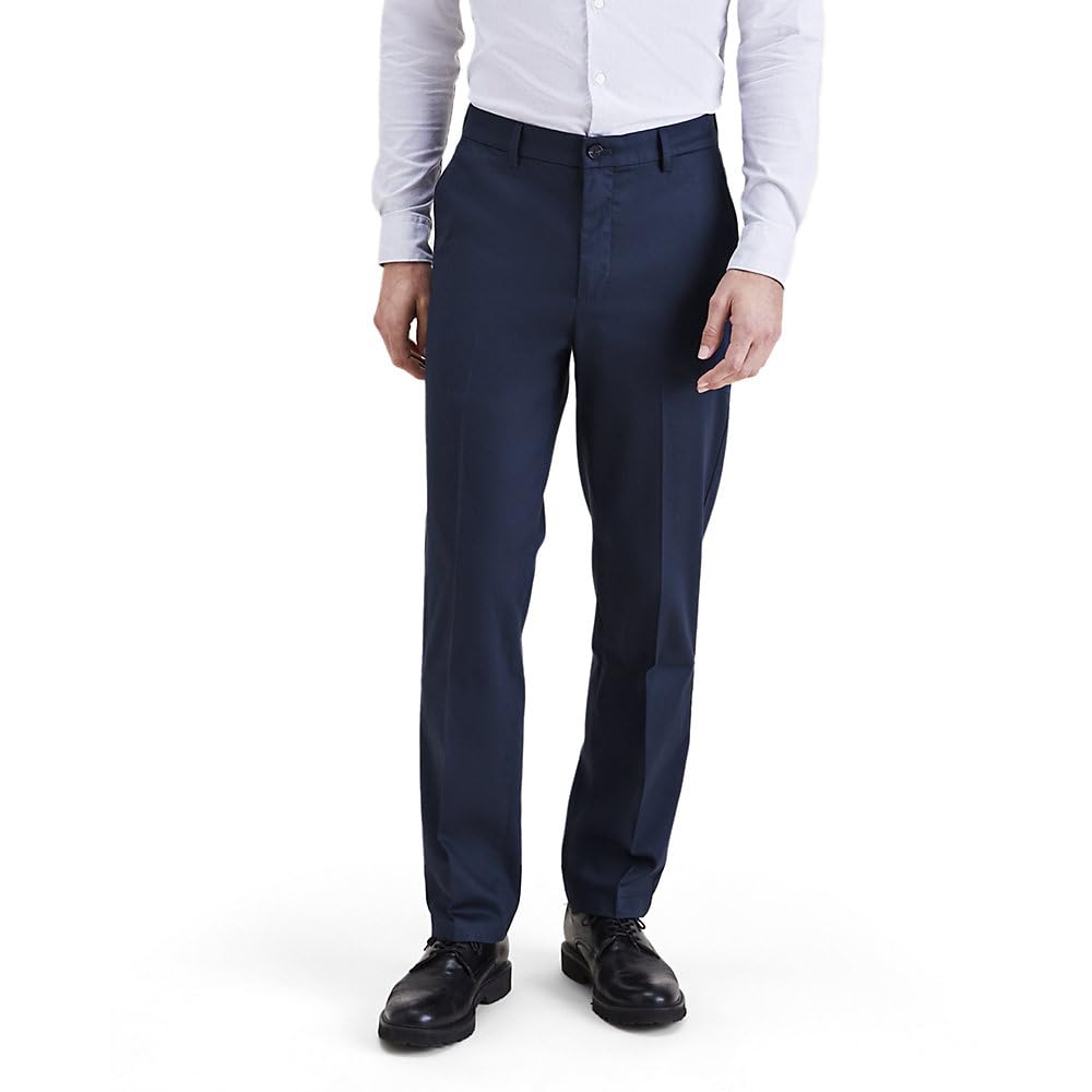 Dockers Mens Straight Fit Signature Iron Free Khaki With Stain