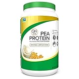 Growing Naturals Raw Pea Protein Powder, Vegan Plant Based Protein, BCAA, Low-Carb, Low-Sugar, Original Unflavored, 2 Pound (Pack of 1)