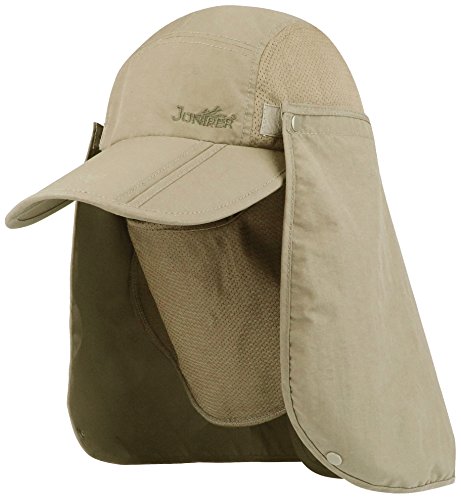 Juniper Taslon Uv Folding Bill Cap, One Size, Khaki #TOP14