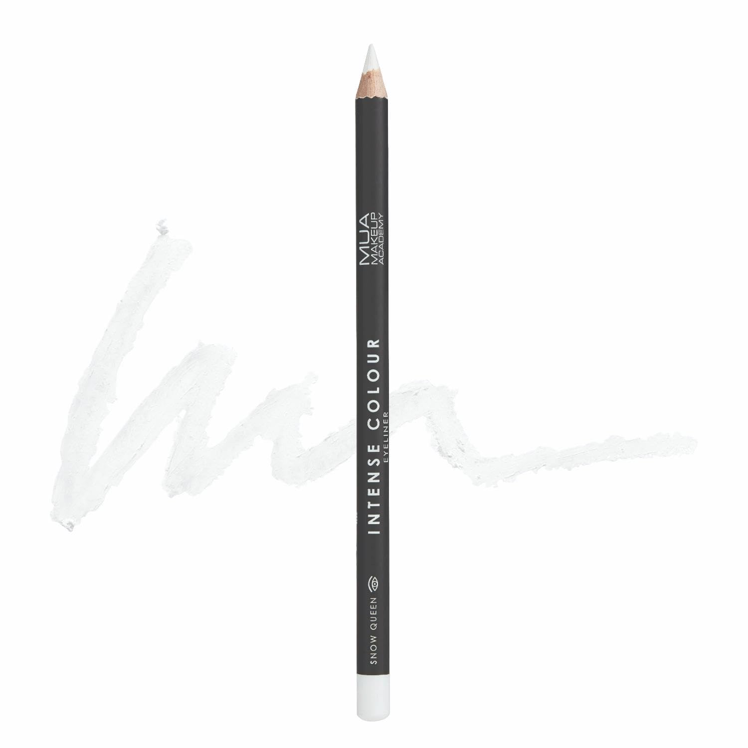 MUA Intense Colour Pencil Eyeliner, Snow Queen (Pack of 1)