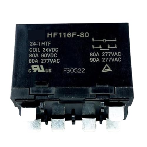 Relais HF116F-80-24-1HTF 24V résout les pannes de surchauffe 80A 6PIN