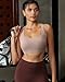 RUNNING GIRL High Impact Sports Bras for Women, Molded Cup Beige Sports Bra Workout Bras for Women High Support Racerback(WX3046 Nude M)