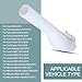 Sephile 1 PC Car Capless Gas Tank Funnel, Vehicle Fuel Filling Accessories, Integrated Design, OEM #8U5A-17B068-EB 1782177 1833948 2050651, Compatible with Ford Series Car (White)
