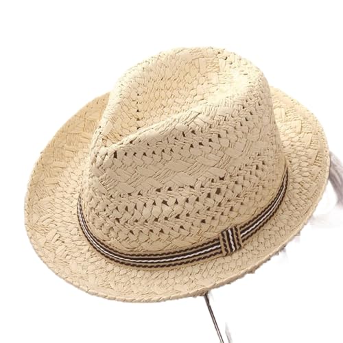 Chapeau de paille femme été plage Panama soleil chic vintage