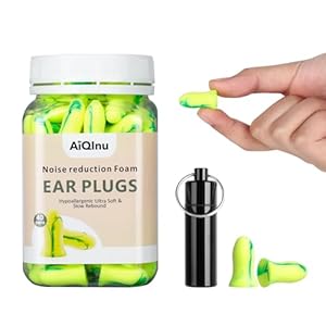Aiqinu Ohrstöpsel Schlafen 40 Paare Gehörschutzstöpsel