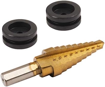 Oklahoma Joe's 4866405R06 Smoker Grommet Kit with Drill Bit, Gold/Black