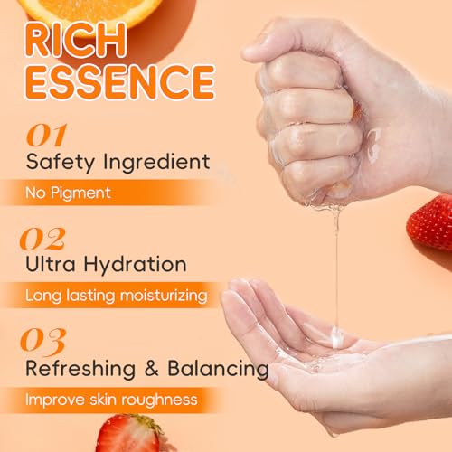 KONEUK 18 Pack Colorful Fruit Face Masks Skincare for Women, Bulk Sheet Hydrating Facial Mask for All Skin Types, Collagen Face Mask for Skin Care, Teacher Gifts, Spa Party Gifts