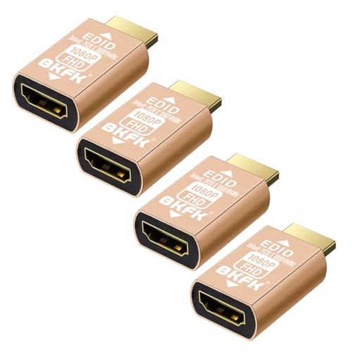 Émulateur HDMI EDID avec pass-through fiable 1080p 60 Hz en lot de 4