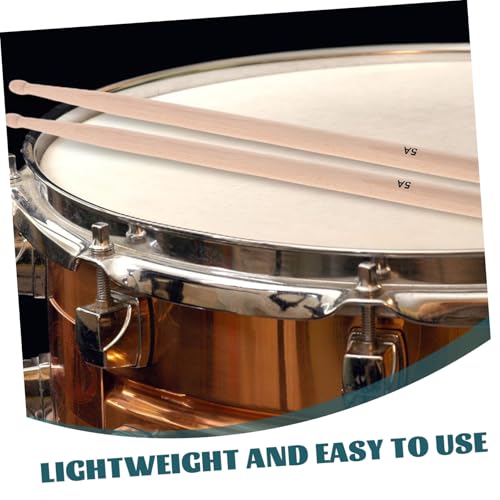 3 pares de baquetas duraderas de madera de arce para baterías electrónicas y actuaciones de jazz, accesorios versátiles de percusión para bateristas y entusiastas de la música miniatura 3