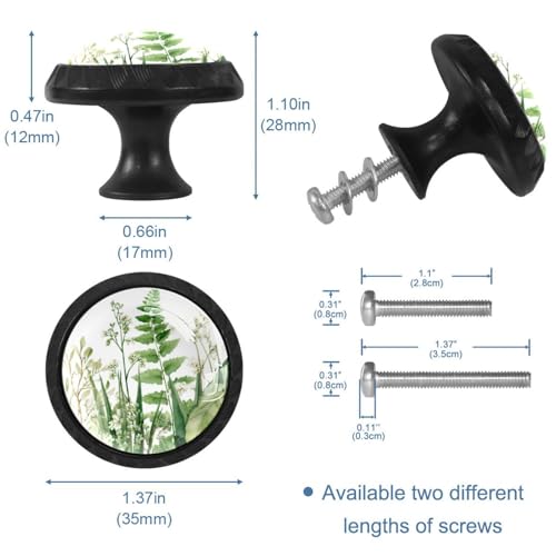 Boutons d'armoire de commode noirs pour rénovation meuble