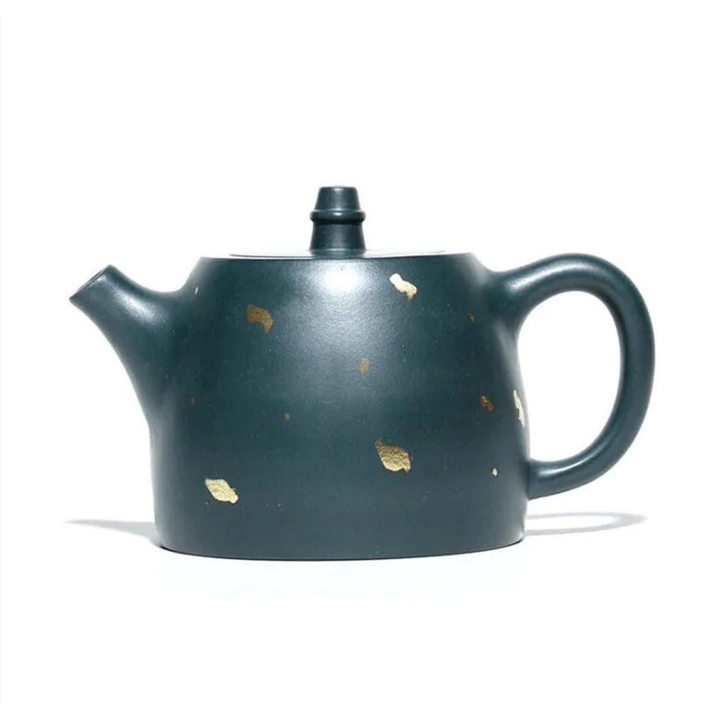 Tyuhduyur D 240Ml Clay Teapot Master Handmade Tea Pot Mu Kettle Collection Chinese Zisha Tea Set ( As Shown)
