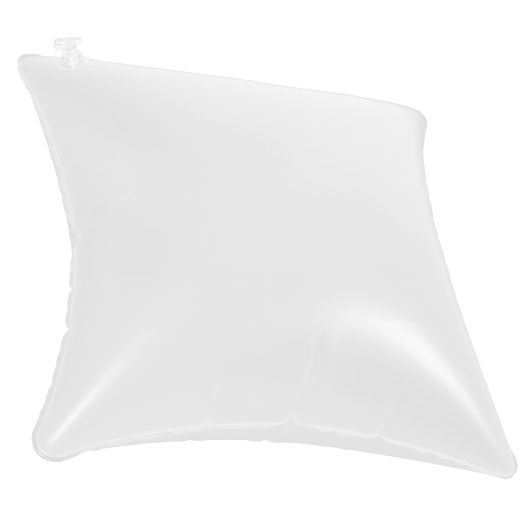 JEWEDECO Transparent Inflatable Pillow Portable Camping Cushion Insert Ergonomic Design for Outdoor to Clean Material for Sofa and Car Use Lightweight and Convenient