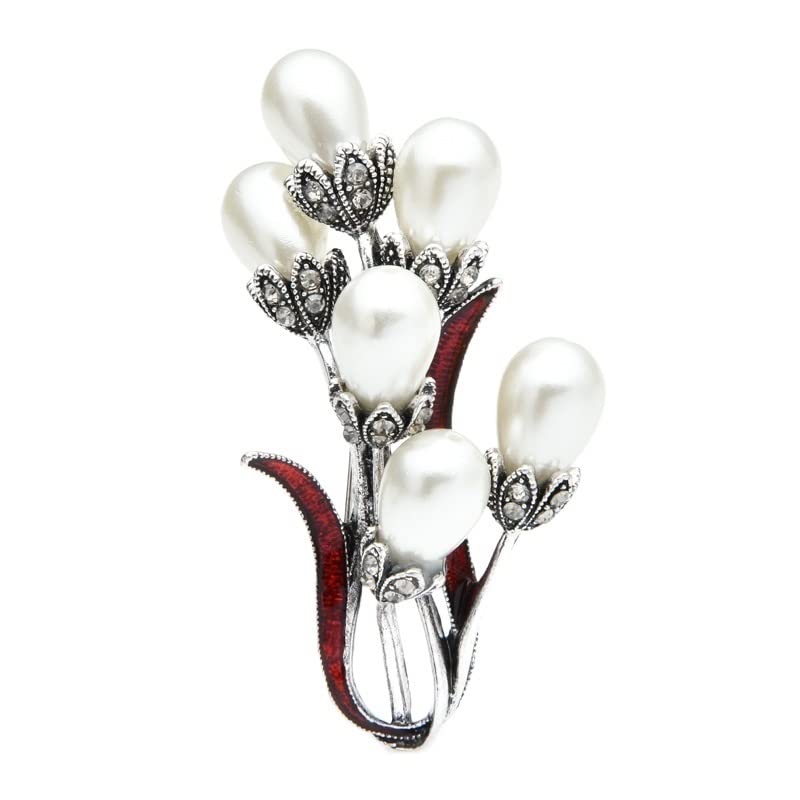 Broches émail fleur pour embellir instantanément une robe de mariée trop simple