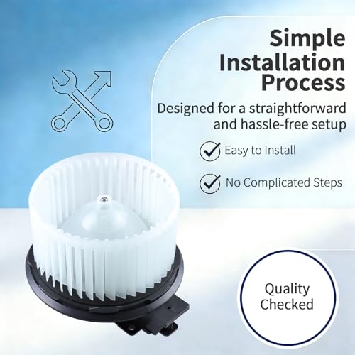 Image of HVAC Blower Motor with Fan Assembly - Compatible with Explorer 2011-2015, Flex 2010-2019, MKT 2010-2019, Police SUV 2013-2015 - AC Heater Fan - Part Number 700274 AE9Z19805D
