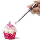 Sprinkle Pen, Pearl Grabber, Sugar Bead Pick-up Tool, Dragee Holder with 4-Prong, Edible Candy Catcher with 4 Claw for Cake, Cupcake, Ice Cream Baking Decoration, HIFUNBK