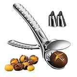 Holzsammlung Pince a Chataigne, Coupe Chataigne en Acier Inoxydable 304, Casse Noix sans E...