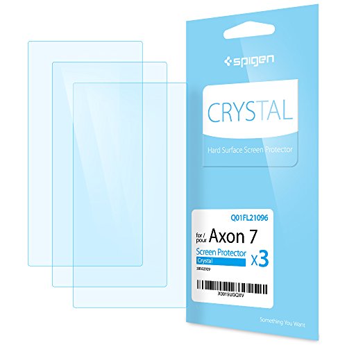 Spigen Crystal Clear ZTE Axon 7 Screen Protector with Clear Film for ZTE Axon 7