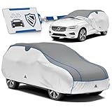 WALSER Housse de Protection Anti-grêle Voiture, bâche Anti-grêle, Housse de Voiture déperlante, Protection complète extérieure, revêtement SUV/Van L Longueur Max. 461-490 cm