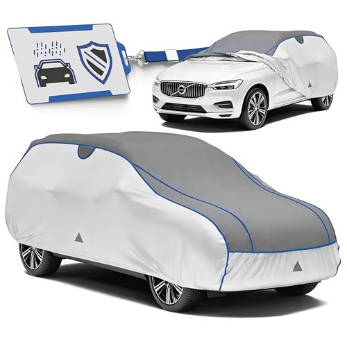WALSER Housse de Protection Anti-grêle Voiture, bâche Anti-grêle, Housse de Voiture déperlante, Housse complète extérieure, Housse SUV/Van, bâche...