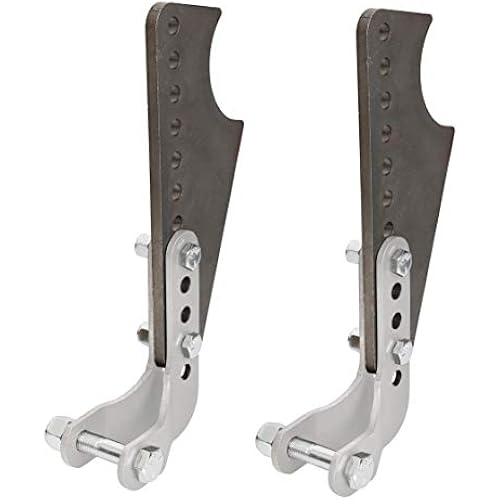 Adjustable Lower Rear Coil-over Shock Mount Bracket for 3" Axle Tubes Steel