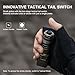WUBEN T4 Tactical Flashlight Rechargeable, EDC Flashlight 850 High Lumen, 1315ft Long Throw Flash Light, IP68 Waterproof Camping Flashlight for Home, Inspection, Emergency, Work