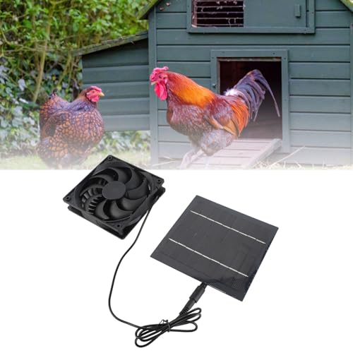 Kit de ventilador solar CHICIRIS de 5W resistente IP65 para refugios 2