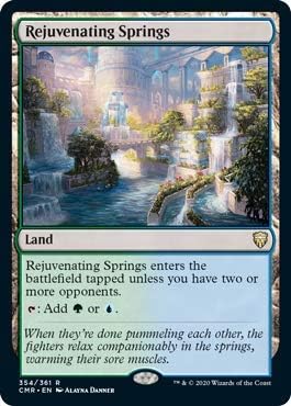Magic: The Gathering - Rejuvenating Springs - Foil - Commander Legends