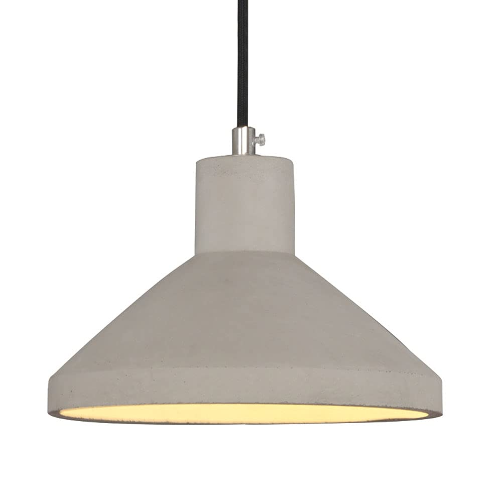 Lámpara colgante de techo semiincrustada E27 de hormigón simple NAMFHZW 2