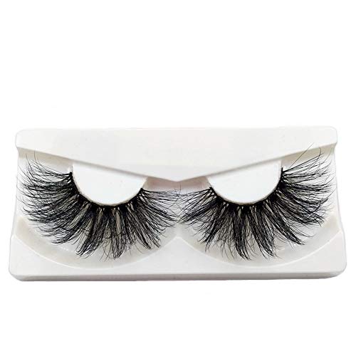 ARRIVEOK SKONHED 1 Pair Handmade 3D Faux Mink False Eyelashes Thick Long Lash Extension Beauty Wispies Fluffies Criss-cross(SD-3)