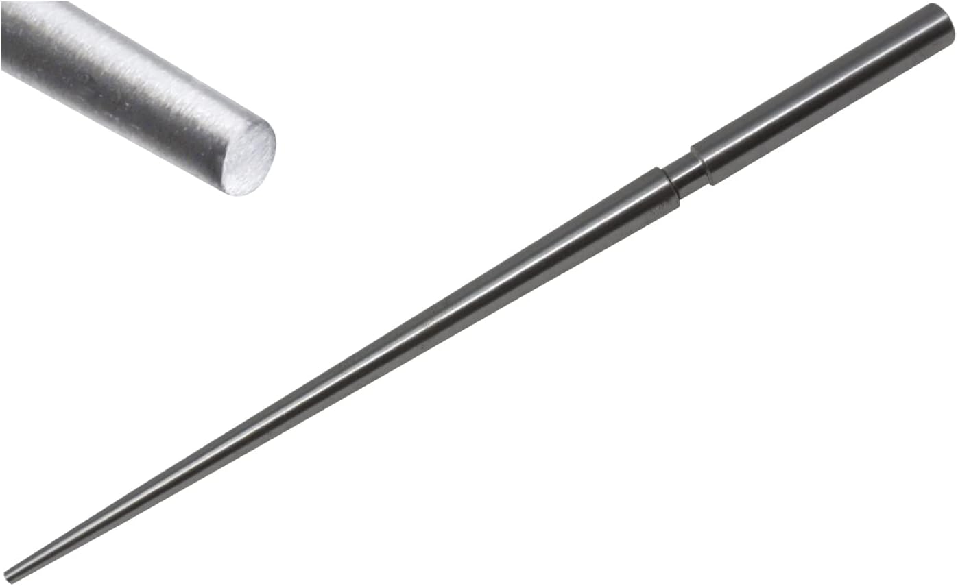 12" Bezel Mandrel Round 4 MM Fine Point Jewelry Making Wire and Sheet Metal Forming Ring Bending Tool