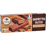CARREFOUR EXTRA – Gaufrettes Croquantes Enrobées de Chocolat, Plaisir Gourmand (150g) - Le Lot De 4
