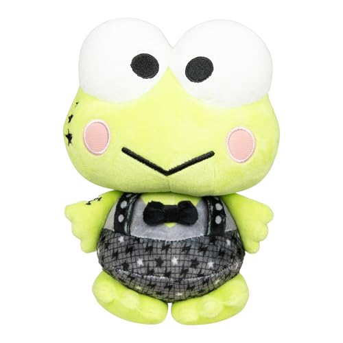 Jazwares Hello Kitty and Friends Series 2, Keroppi 8-inch Punks Plush - Officially Licensed Sanrio Product from Ages 6+