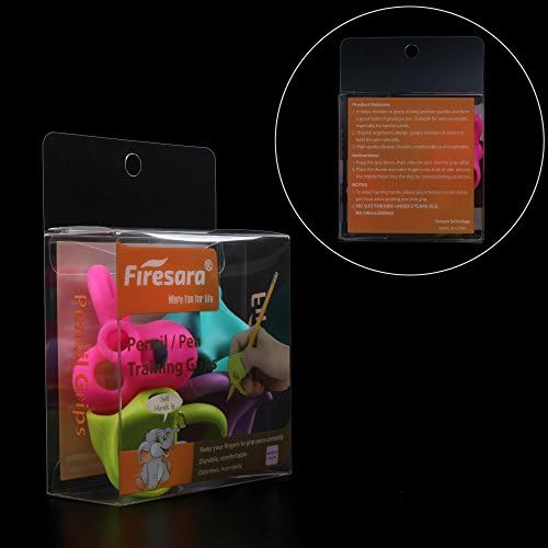 firesara Pencil Grips, Breakthrough Design Writing Correction Device Handwriting Aid Pencil Grip for Kids Children Adults Special Needs Righties or Lefties (4PCS)