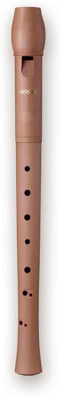 Woodi Soprano Recorder WWR-6118B Maple Wood Natural Color 2-Piece Baroque Fingering