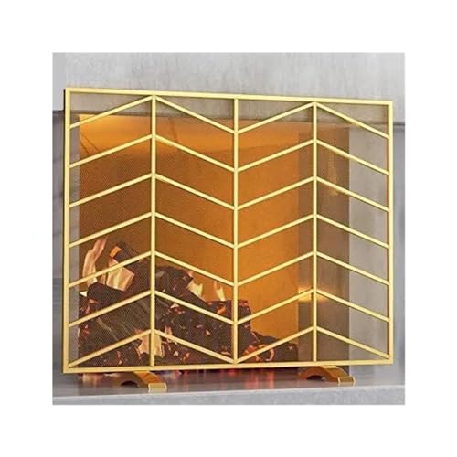 Salvachispas para la chimenea protector contra chispas pantalla de hierro forjado 2