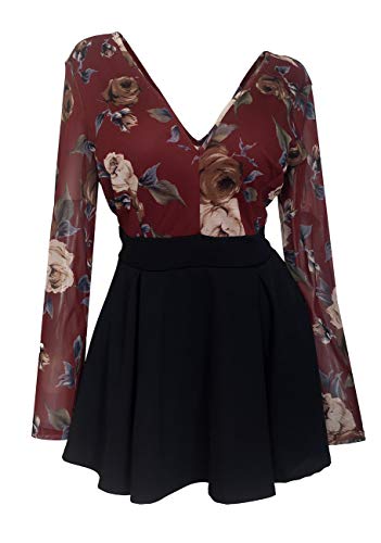 Image of eVogues Plus Size Lace Overlay Romper Dress