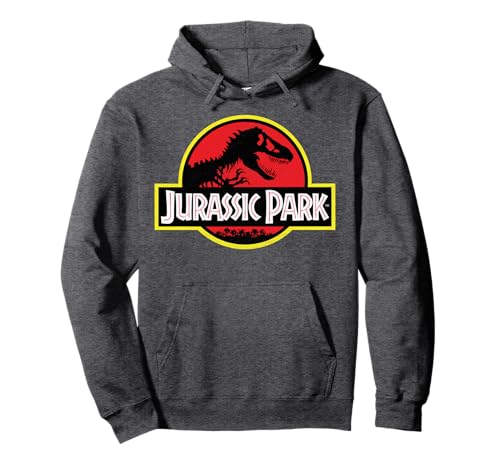 Jurassic Park Distressed Vintage Logo Hoodie Pullover Hoodie