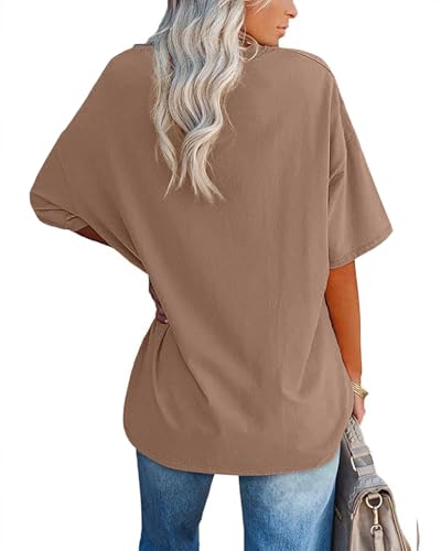 Oversized Tshirts for Women Flower Graphic Tees Short Sleeve Shirts 2025 Summer Casual Loose Fit Beach Tops2