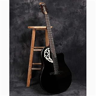 JTRHD Guitare Acoustique Folk Guitare Electric Box placage Grape Trou Ronde Retour Acoustique Guitare Acoustique pour Adultes et Enfants (Couleur : Black, Size : 41 inches) - Les Beatles, Paul McCartney, John Lennon, RIngo Starr, George Harrison JTRHD Guitare Acoustique Folk Guitare Electric Box placage Grape Trou Ronde Retour Acoustique Guitare Acoustique pour Adultes et Enfants (Couleur : Black, Size : 41 inches) – Image 5