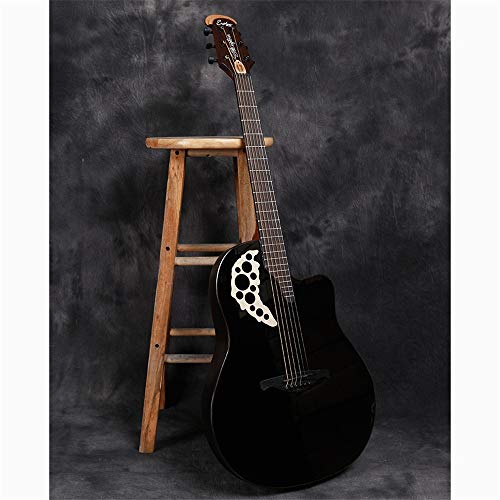 JTRHD Guitare Acoustique Folk Guitare Electric Box placage Grape Trou Ronde Retour Acoustique Guitare Acoustique pour Adultes et Enfants (Couleur : Black, Size : 41 inches) - Les Beatles, Paul McCartney, John Lennon, RIngo Starr, George Harrison JTRHD Guitare Acoustique Folk Guitare Electric Box placage Grape Trou Ronde Retour Acoustique Guitare Acoustique pour Adultes et Enfants (Couleur : Black, Size : 41 inches) – Image 6