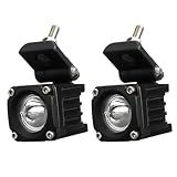 LED 作業灯 10W 超ミニ ライトポッド 12V 24V 防水IP67 小型 軽量 スポットライト 2個セット