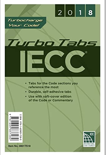 2018 International Energy Conservation Code Turbo Tabs, Soft Cover Version