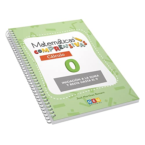 Matemáticas Comprensivas: Cálculo 0 | Educación Infantil | iniciación Sumas y restas | Editorial Geu (Niños de 3 a 5 años) Cover
