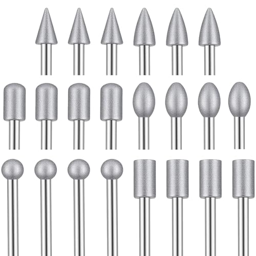 30 PCS Diamond Drill Grinding Bit Set, 1/8
