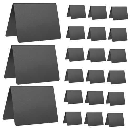 KICHOUSE 20pcs Blackboard Signs Reusable Tabletop Menu Boards Elegant Message Displays for Parties Catering and Daily Use Chalkboard Signs for Tables