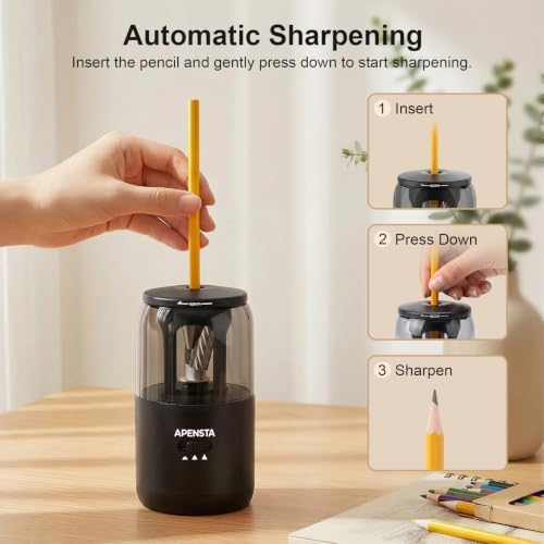 Automatic Electric Pencil Sharpener - 1