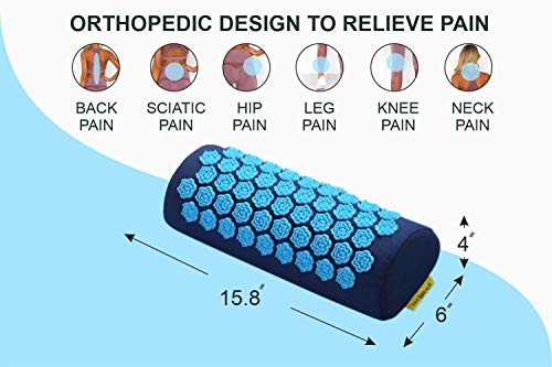 Timebeewell PARENT_001 Eco-Friendly Back And Neck Pain Relief - Acupressure Mat And Pillow Set thumb #2