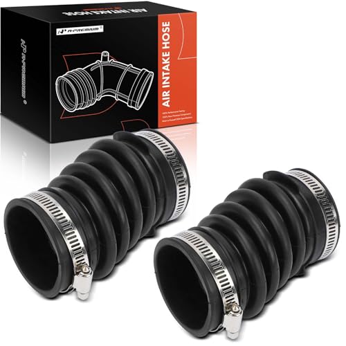 A-Premium 2 Pieces Engine Air Cleaner Intake Hoses W/Clamps Compatible with Toyota Avalon 2000 2001 2002 2003 2004, 3.0L
