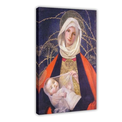 Toile Madonna And Child Marianne Stokes pour une décoration murale de salon apaisante